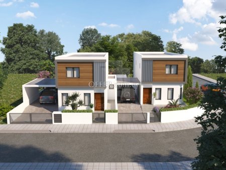 New three bedroom semi detached house in Kokkinotrimithia village Nicosia - 9