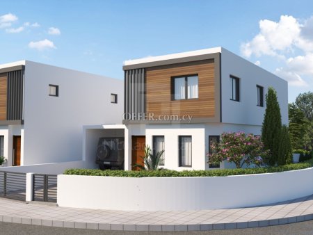 New three bedroom semi detached house in Kokkinotrimithia village Nicosia - 7