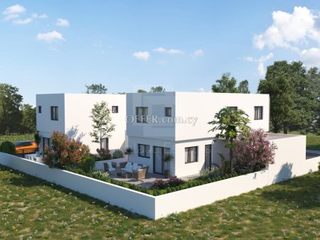 New three bedroom semi detached house in Kokkinotrimithia village Nicosia - 5