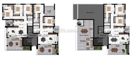 Apartment (Penthouse) in Agia Fyla, Limassol for Sale - 2