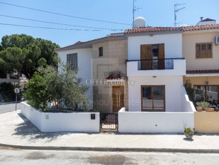 Four Bedroom Semi Detached House with Garden for Sale in Strovolos Nicosia