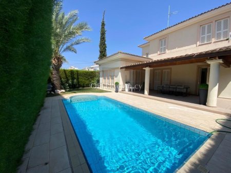 Fully Furnished Four bedroom Villa with swimming pool in Latsia