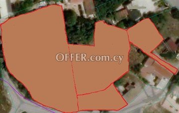 4 Residential Plots Of 3817 Sq.m.  In Konia, Pafos