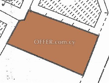 Commercial Plot Of 595 Sq.M.  In Strovolos, Nicosia