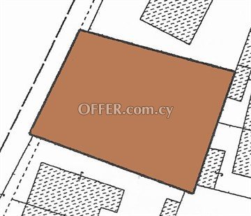 Residential Plot Of 623 Sq.m.  In Strovolos, Nicosia