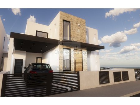 Modern 3 bedroom detached house under construction in Episkopi