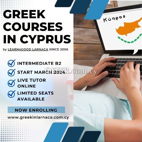 New Spring Greek Language Courses in Cyprus, March 2024 - 2