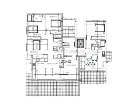 New three bedroom apartment in Agios Antonios area of Likavitos - 5