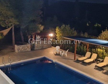 Villa – 5 bedroom for rent, Palodia area, easy access to Heritage School, Limassol