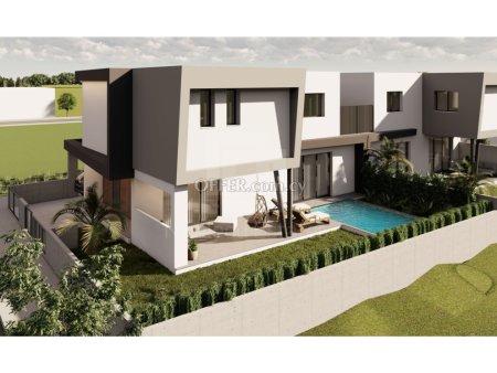 New four bedroom semi detached house in Archangelos area of Nicosia