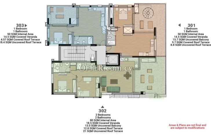 Apartment (Penthouse) in Engomi, Nicosia for Sale - 6