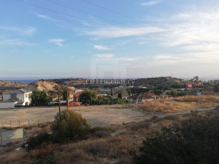 Large piece of land with excellent sea views for sale in Agios Tychonas Limassol