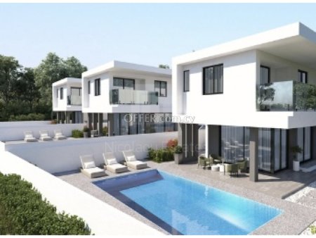 Luxurious Four plus One Bedroom Houses with Private Swimming Pool and Basement for Sale in Protaras Ammochostos - 1