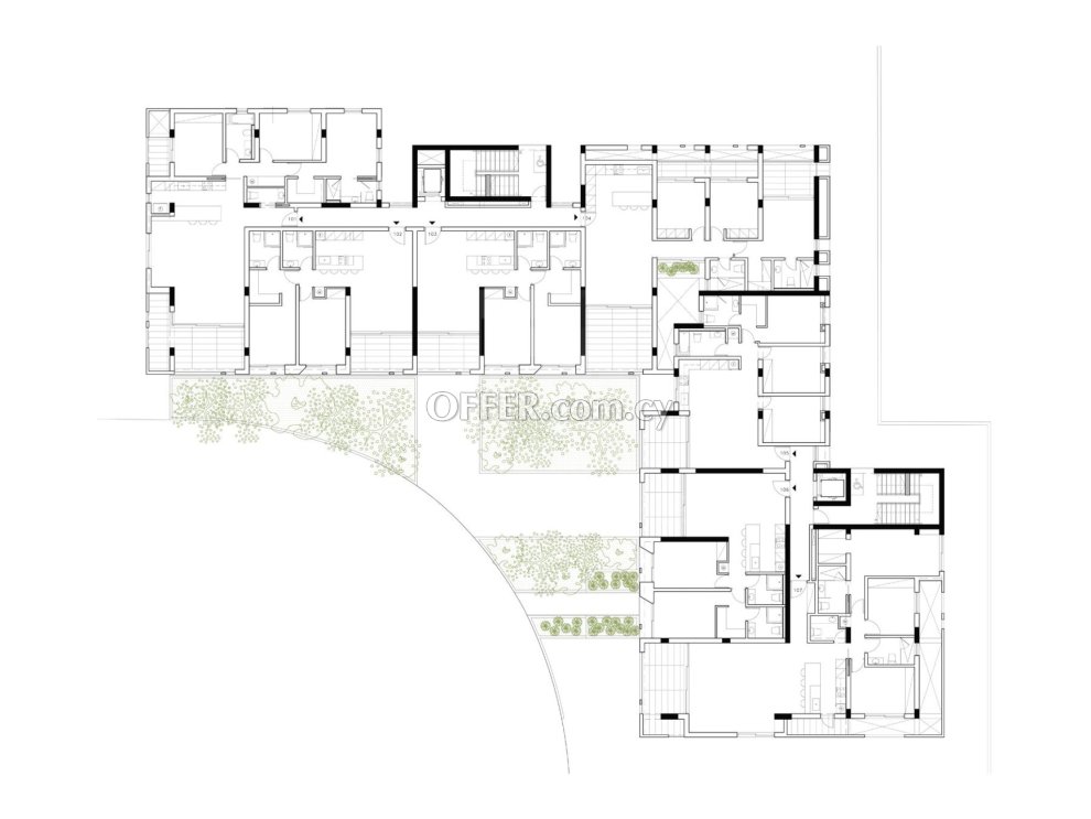 New modern three bedroom penthouse in Engomi area Nicosia - 2
