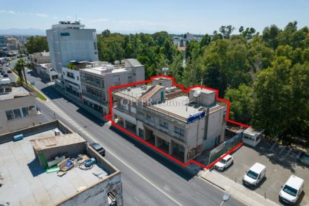 Commercial plot with a mixed use building in Strovolos Nicosia