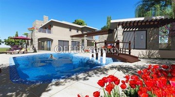 Seaview 4 Bedroom Luxury Villa  In Tala, Pafos - 2