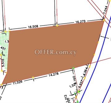 Residential Plot Of 526 Sq.M.  In Archangelos, Nicosia - Close Mangli  - 1