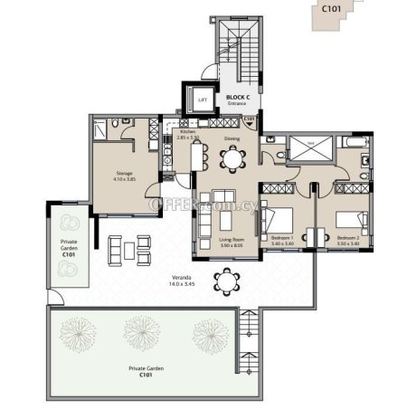 Apartment (Flat) in Green Area, Limassol for Sale - 3