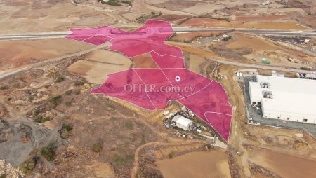 Eight adjacent industrial agricultural fields in Tseri Nicosia.