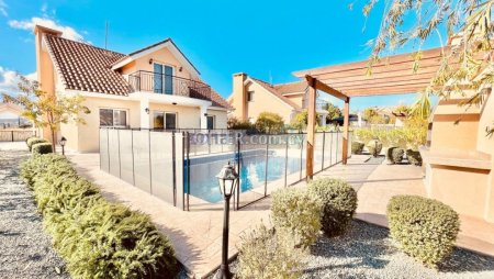 3 Bedroom Villa Private Pool For Rent Moni Limassol