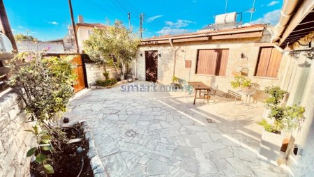2 Bedroom Courtyard Stone House For Rent Pyrgos Limassol
