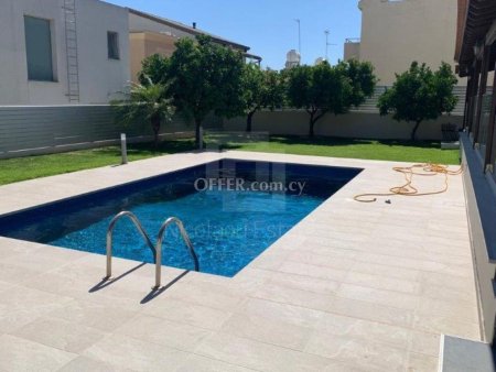 Modern three bedroom house in Kolossi with private swimming pool