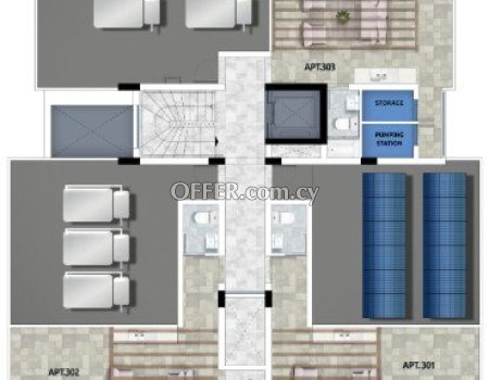 Πωλείται Νέο Διαμέρισμα 2 Υπνοδωματίων Λάρνακα Κύπρος - 3