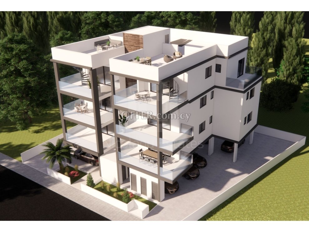 Modern Three Bedroom Apartments with Large Verandas for Sale in Strovolos near Tseriou - 1