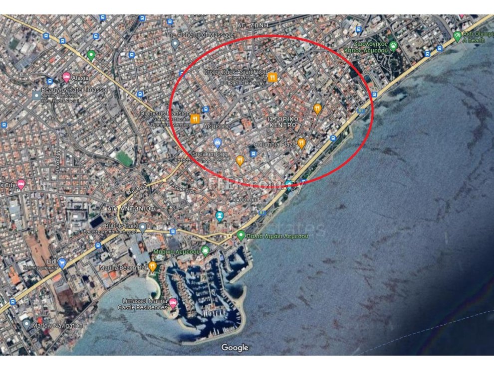 Plot in Historical center of Limassol plans and permission - 1