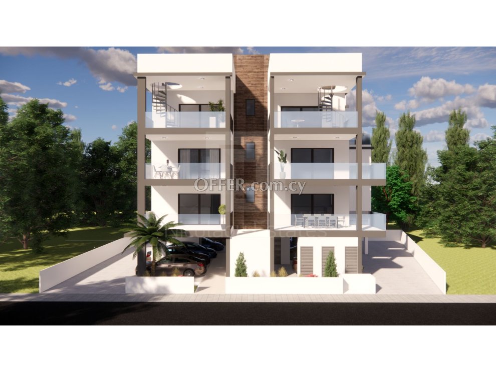 Modern Three Bedroom Apartments with Large Verandas for Sale in Strovolos near Tseriou - 8