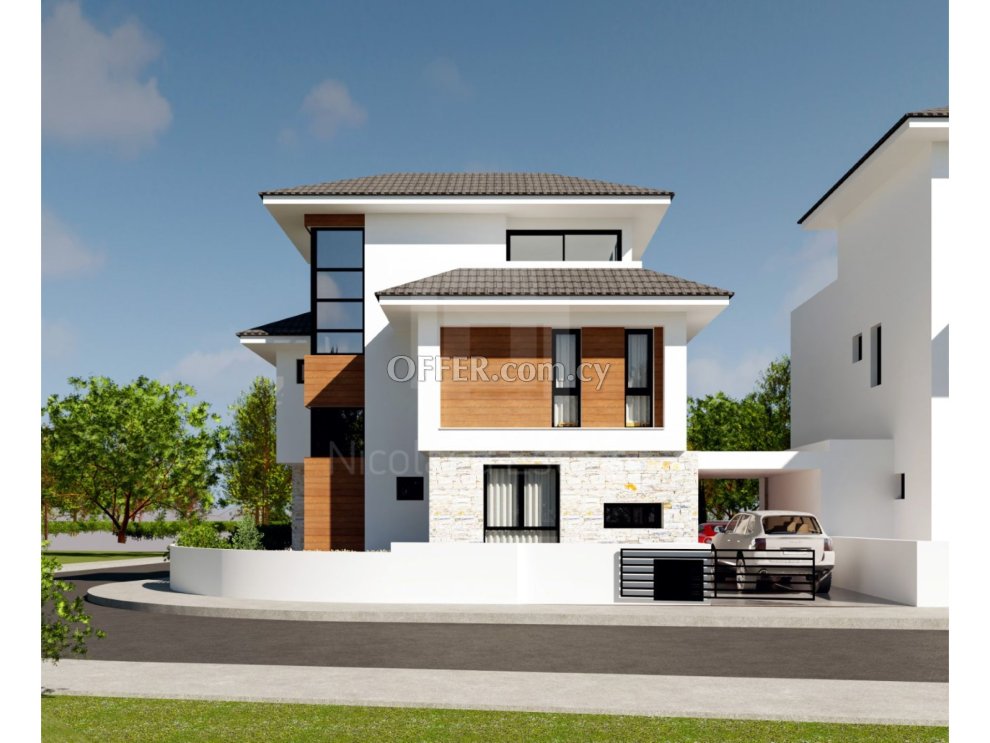 New five plus one detached house in Dekhelia road near the town center of Larnaca - 5