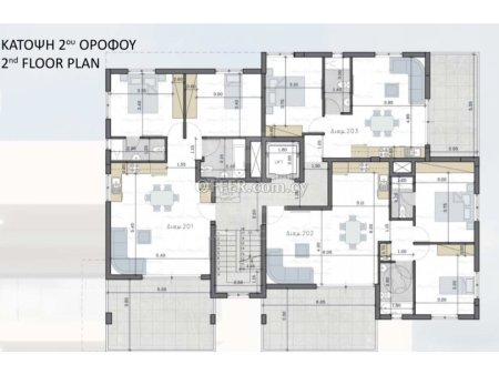 Top Floor Two Bedroom Apartments with Large Verandas for Sale in Strovolos Nicosia - 8