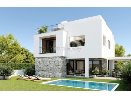 New five plus one bedrooms villa in Oroklini area of Larnaca - 9