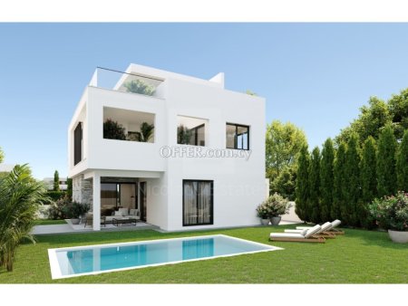 New five plus one bedrooms villa in Oroklini area of Larnaca - 8