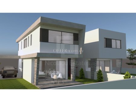 New three bedroom semi detached house in Tseri area of Nicosia