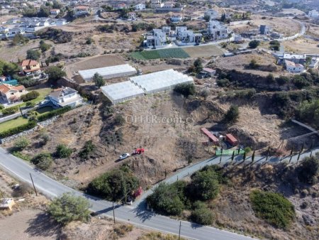 Large plot with permits for 7 house development in Parekklisia area Limassol - 2