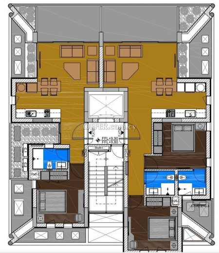 Apartment (Flat) in Mackenzie, Larnaca for Sale - 3