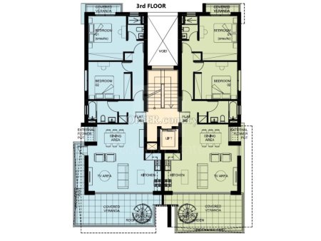Brand new luxury 2 bedroom penthouse apartment off plan in Ypsoupoli - 4