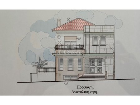 Plot with plans for five bedroom semi detached villa in Agios Athanasios - 1