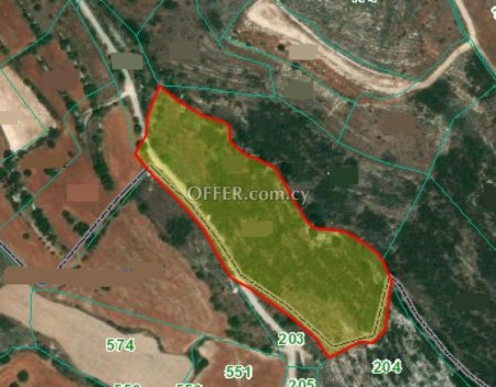 Agricultural Field for sale in Tsada, Paphos