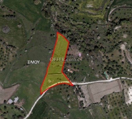 Residential Field for sale in Simou, Paphos - 1