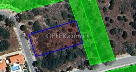 Building Plot for sale in Secret Valley, Paphos