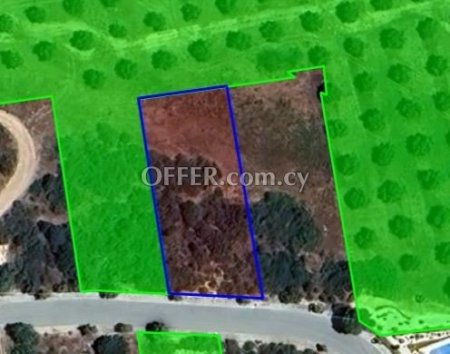 Building Plot for sale in Secret Valley, Paphos - 1