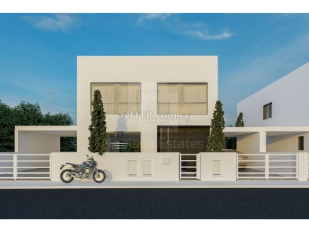 New four bedroom contemporary design house in Latsia area of Nicosia