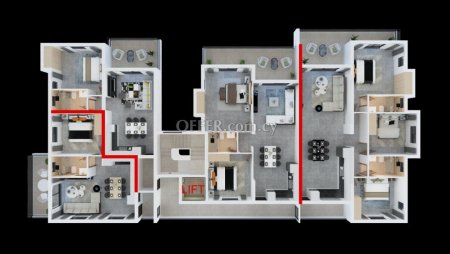 3 Bed Apartment for sale in Pafos, Paphos - 10
