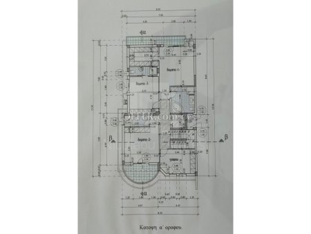 Plot with plans for five bedroom semi detached villa in Agios Athanasios - 7