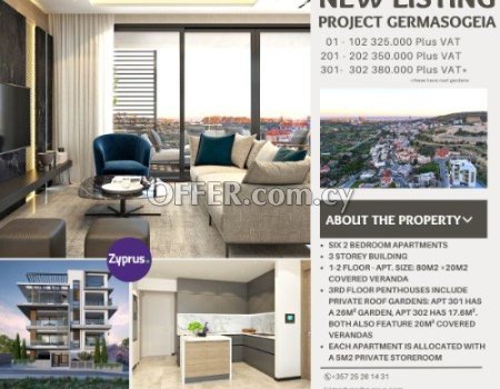 Brand New 2bed apartments for sale