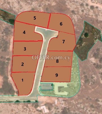 Seaview Under Division Plot Of 1008 Sq.m.  In Agia Napa, Famagusta - 1