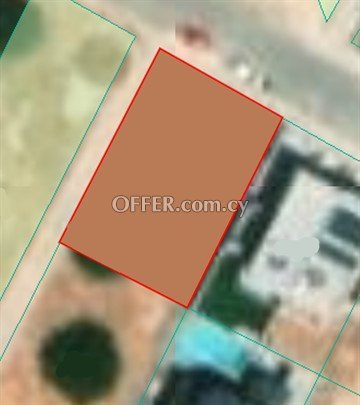 Residential Plot Of 371 Sq.m.  In Kolossi, Limassol
