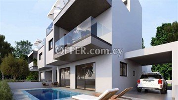 3 Bedroom Villa With Roof Garden  In Leivadia, Larnaka